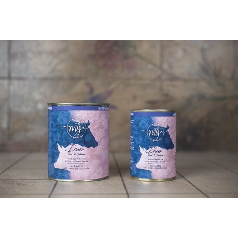 Paul & Paulina Nassfutter Duo Rind & Schwein 820g