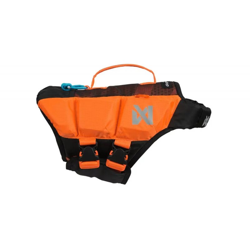 Non-stop dogwear Hundeschwimmweste Protector Life Jacket Schwarz/Orange 4