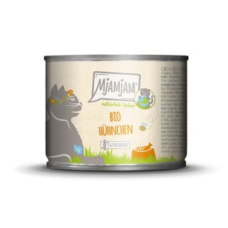 Mjamjam Katzen Nassfutter BIO Hühnchen