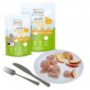 Mjamjam Katzen Nassfutter Chicks &amp; Friends zartes H&uuml;hnchen an schmackhaften Apfelst&uuml;ckchen