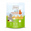 Mjamjam Katzen Nassfutter Chicks &amp; Friends leckeres H&uuml;hnchen an fruchtigen Birnen