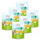 Mjamjam Katzen Nassfutter Chicks &amp; Friends saftiges H&uuml;hnchen an Brokkoli