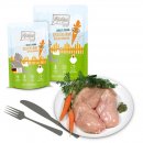 Mjamjam Katzen Nassfutter Chicks &amp; Friends k&ouml;stliches Huhn an feinen M&ouml;hrchen