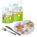 Mjamjam Katzen Nassfutter Chicks &amp; Friends schmackhaftes H&uuml;hnchen an ged&uuml;nstetem Sellerie