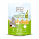 Mjamjam Katzen Nassfutter Chicks &amp; Friends delizi&ouml;ses H&uuml;hnchen an ged&auml;mpfter Zucchini