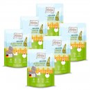 Mjamjam Katzen Nassfutter Chicks &amp; Friends delizi&ouml;ses H&uuml;hnchen an ged&auml;mpfter Zucchini