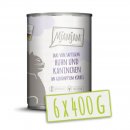 Mjamjam Katzen Nassfutter DUO H&uuml;hnchen &amp; Kaninchen &amp; K&uuml;rbis