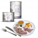 Mjamjam Katzen Nassfutter DUO H&uuml;hnchen &amp; Kaninchen &amp; K&uuml;rbis