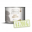 Mjamjam Katzen Nassfutter DUO Rind & Pute &...