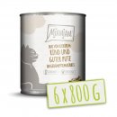 Mjamjam Katzen Nassfutter DUO Rind &amp; Pute &amp; K&uuml;rbis