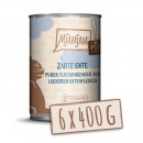 Mjamjam Katzen Nassfutter Quetschie - purer Fleischgenuss - zarte Ente pute