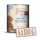 Mjamjam Katzen Nassfutter Quetschie - purer Fleischgenuss - zarte Ente pute