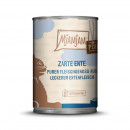 Mjamjam Katzen Nassfutter Quetschie - purer Fleischgenuss - zarte Ente pute 6x400g