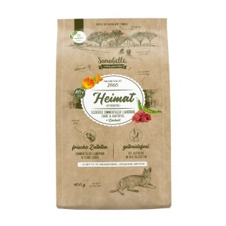 Sanabelle HEIMAT Katzen Trockenfutter Getreidefrei mit leckerem Simmentaler Landrind