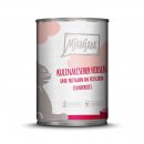 Mjamjam Katzen Nassfutter kulinarischer Hirsch und Truthahn an frischen Cranberries