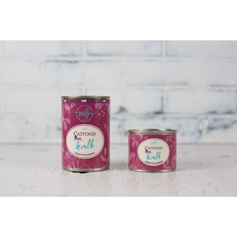 Produktbild von Paul & Paulina mÿ catfood Kalb mit Karotte und Kokos - 200 g