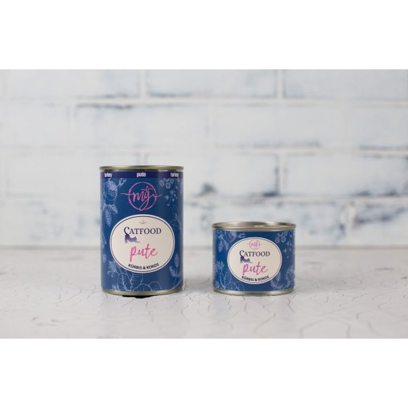 Paul & Paulina mÿ catfood Pute mit Kürbis und Kokos 400g