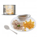 Mjamjam Katzen Nassfutter H&uuml;hnchen mit ged&auml;mpftem K&uuml;rbis an So&szlig;e