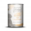 Mjamjam Katzen Nassfutter DUO von zartem H&uuml;hnchen &amp; Kalb an ged&auml;mpftem K&uuml;rbis