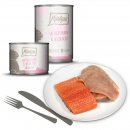 Mjamjam Katzen Nassfutter saftiges Huhn und Wildlachs