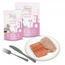 Mjamjam Katzen Nassfutter saftiges Huhn und Wildlachs