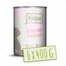 Mjamjam Katzen Nassfutter saftiges Huhn und Wildlachs