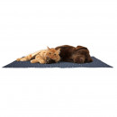 Flamingo Hunde K&uuml;hlmatte Drop Grau M 70x50cm