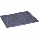 Flamingo Hunde K&uuml;hlmatte Drop Grau M 70x50cm