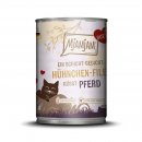 Mjamjam Katzen Nassfutter Duett - H&uuml;hnchen-Filet k&uuml;sst Pferd