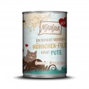 Mjamjam Katzen Nassfutter Duett - H&uuml;hnchen-Filet k&uuml;sst Pute