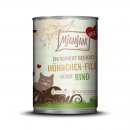 Mjamjam Katzen Nassfutter Duett - H&uuml;hnchen-Filet k&uuml;sst Rind