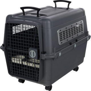 Flamingo Hunde Transportbox Lanta Grau XXL 67x101x81cm