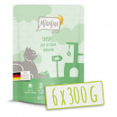 Mjamjam Katzen NassfutterInsekt mit saftigem H&uuml;hnchen 6x300g