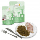 Mjamjam Katzen NassfutterInsekt mit saftigem H&uuml;hnchen 6x300g
