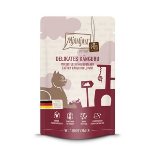 Mjamjam Katzen Nassfutter Cat - Känguru pur