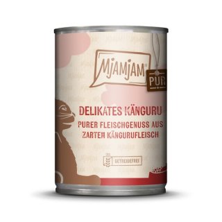 Mjamjam Katzen Nassfutter Cat - Känguru pur 1x400g