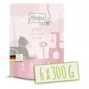 Mjamjam Katzen Nassfutter Kitten saftiges H&uuml;hnchen mit Lachs&ouml;l