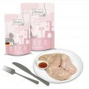 Mjamjam Katzen Nassfutter Kitten saftiges H&uuml;hnchen mit Lachs&ouml;l