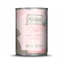 Mjamjam Katzen Nassfutter Kitten saftiges H&uuml;hnchen mit Lachs&ouml;l