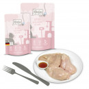 Mjamjam Katzen Nassfutter Kitten saftiges H&uuml;hnchen mit Lachs&ouml;l 1x300g