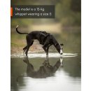 Non-stop dogwear Hundegeschirr Rock harness long Schwarz/Orange