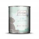 Mjamjam Katzen Nassfutter Kitten gute Pute mit Lachs&ouml;l