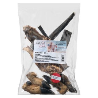 Wild & Fein Hundesnack Wild Kaumix 250g