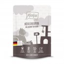 Mjamjam Katzen Nassfutter k&ouml;stliches Pferd an ged&auml;mpftem K&uuml;rbis