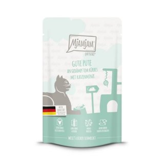 Mjamjam Katzen Nassfutter gute Pute an gedämpftem...