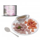 Mjamjam Katzen Nassfutter Pute mit reichlich Lachs an So&szlig;e