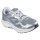 Skechers Damen Sneaker Go Run Consistent 2.0 Volt Gray Leather/ Silver Trim 38
