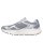 Skechers Damen Sneaker Go Run Consistent 2.0 Volt Gray Leather/ Silver Trim 38