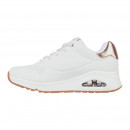 Skechers Damen Sneaker Uno Shimmer Away White 38