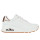 Skechers Damen Sneaker Uno Shimmer Away White 38